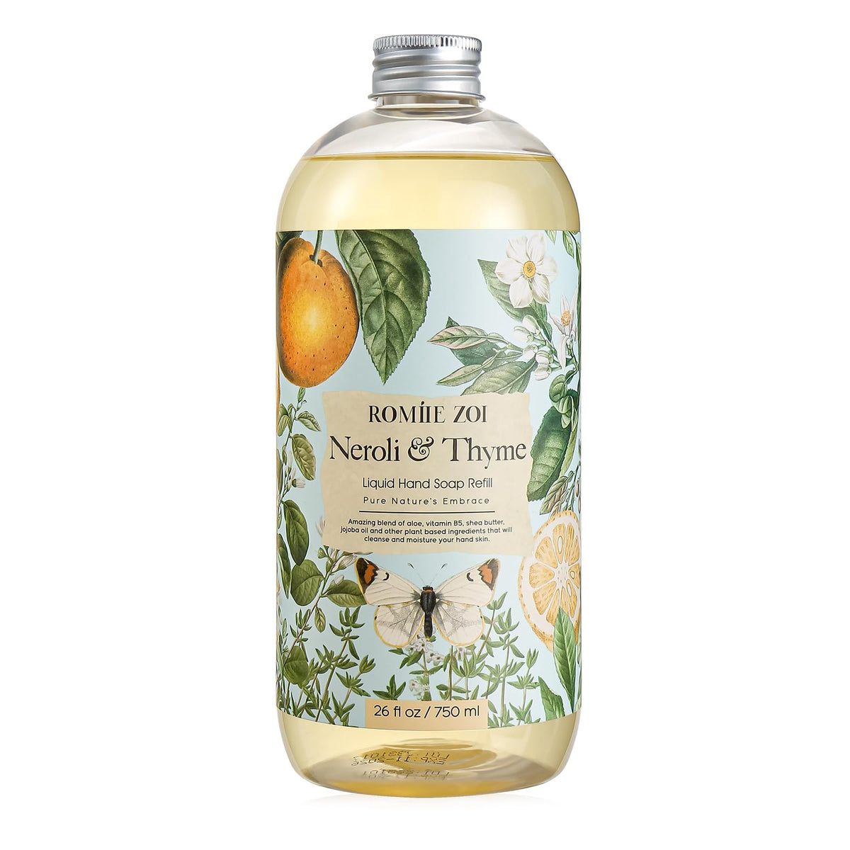 ROMIIE ZOI Liquid Hand Soap Refill, Eucalyptus Mint, 26 Fl Oz, 3-Pack