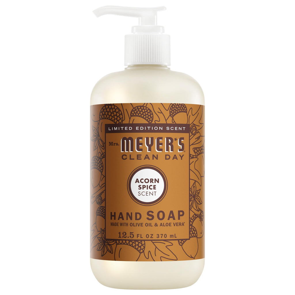 MRS. MEYER'S CLEAN DAY Hand Soap, Fall Leaves Scent, 12.5 Fl Oz Bottle