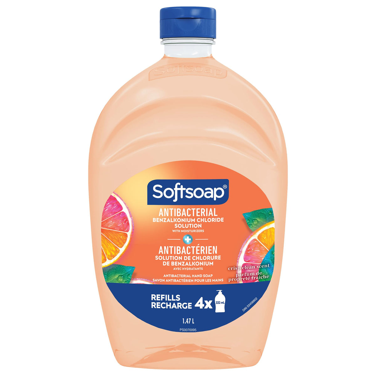 Softsoap Antibacterial Hand Soap Refill, Fresh Citrus Scent, 50 fl oz