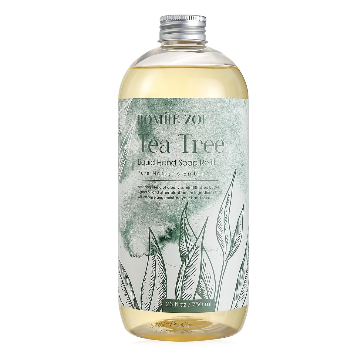 ROMIIE ZOI Liquid Hand Soap Refill, Eucalyptus Mint, 26 Fl Oz, 3-Pack