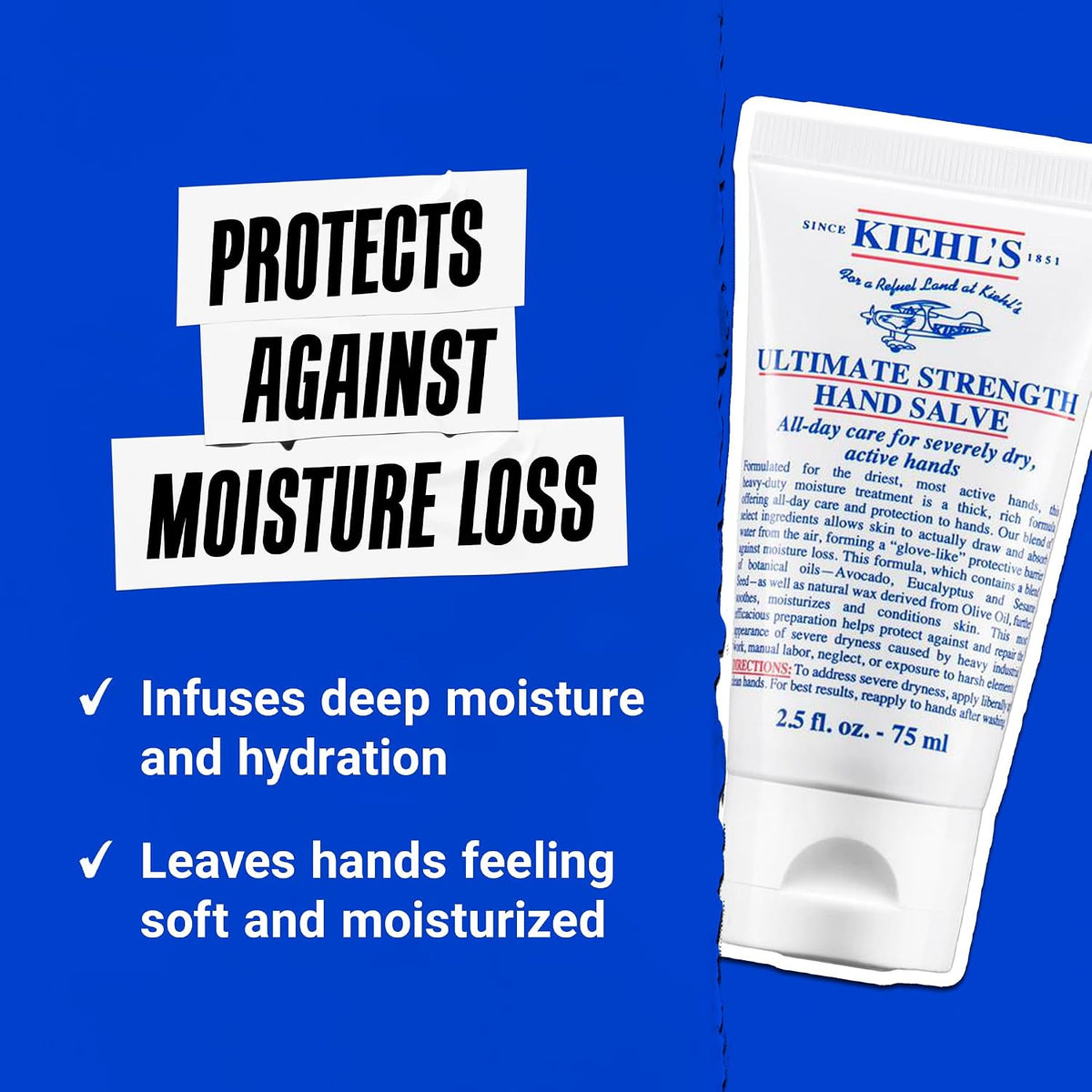 Kiehl's - Ultimate Strength Hand Salve, Deeply Hydrating Hand Lotion