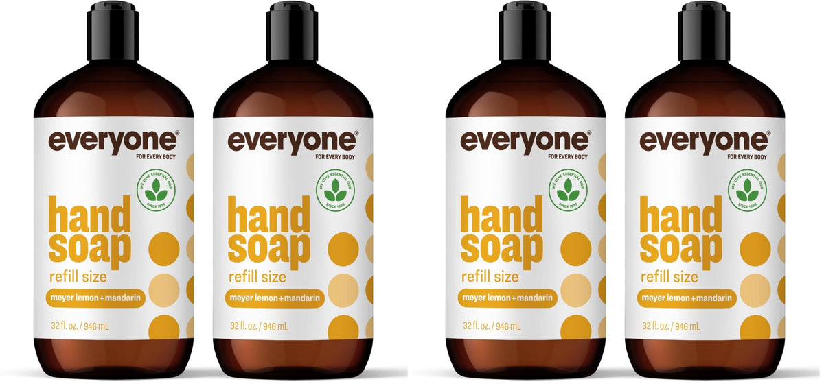 Everyone Liquid Hand Soap, Meyer Lemon & Mandarin, 12.75 oz 3-Pack