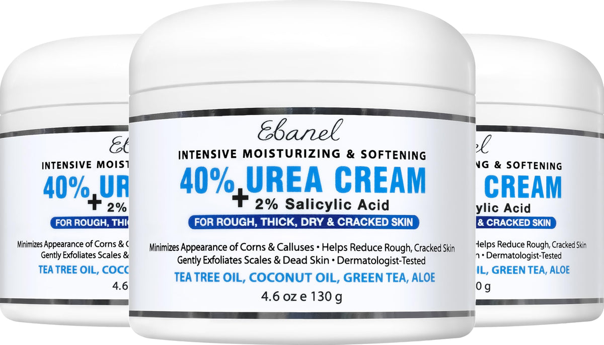 Ebanel Urea Cream 40% plus Salicylic Acid 2% for Dry Cracked Feet Skin