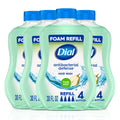 Dial Antibacterial Defense Foaming Hand Soap + Aloe, Spring Water Scent, 30 Fl Oz Hand Soap Refill (4 Pack), Dermatologist-Tested, Gentle on Skin