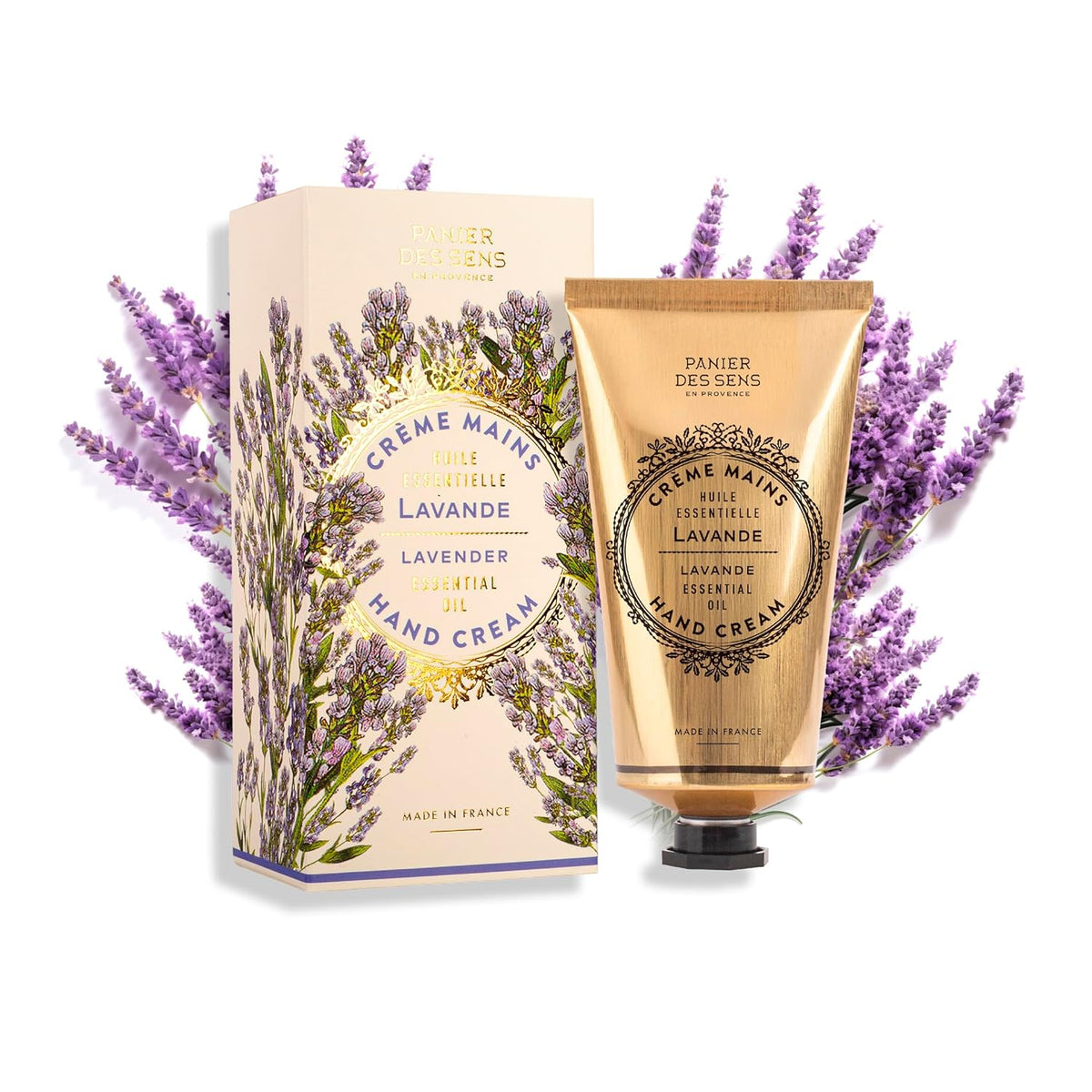 Panier des Sens Lavender Hand Cream for Dry Skin, 2.5 fl oz