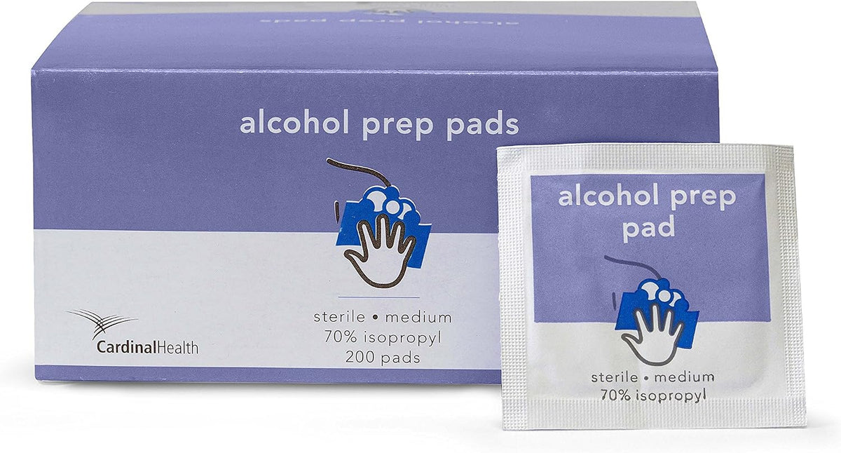 55Mwapmbx - Alcohol Prep Pad, 2-Ply Medium (200 Count)