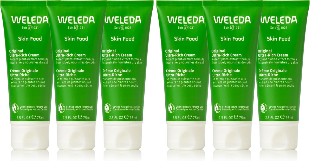 Weleda Skin Food Original Ultra-Rich Body Cream 2.5 Fluid Ounce, Plant Rich Hydrating Moisturizer with Pansy, Chamomile and Calendula