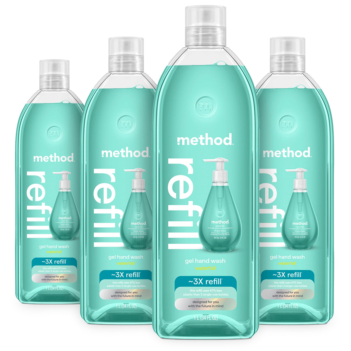 method Gel Hand Wash, Sea Minerals, 12 fl oz