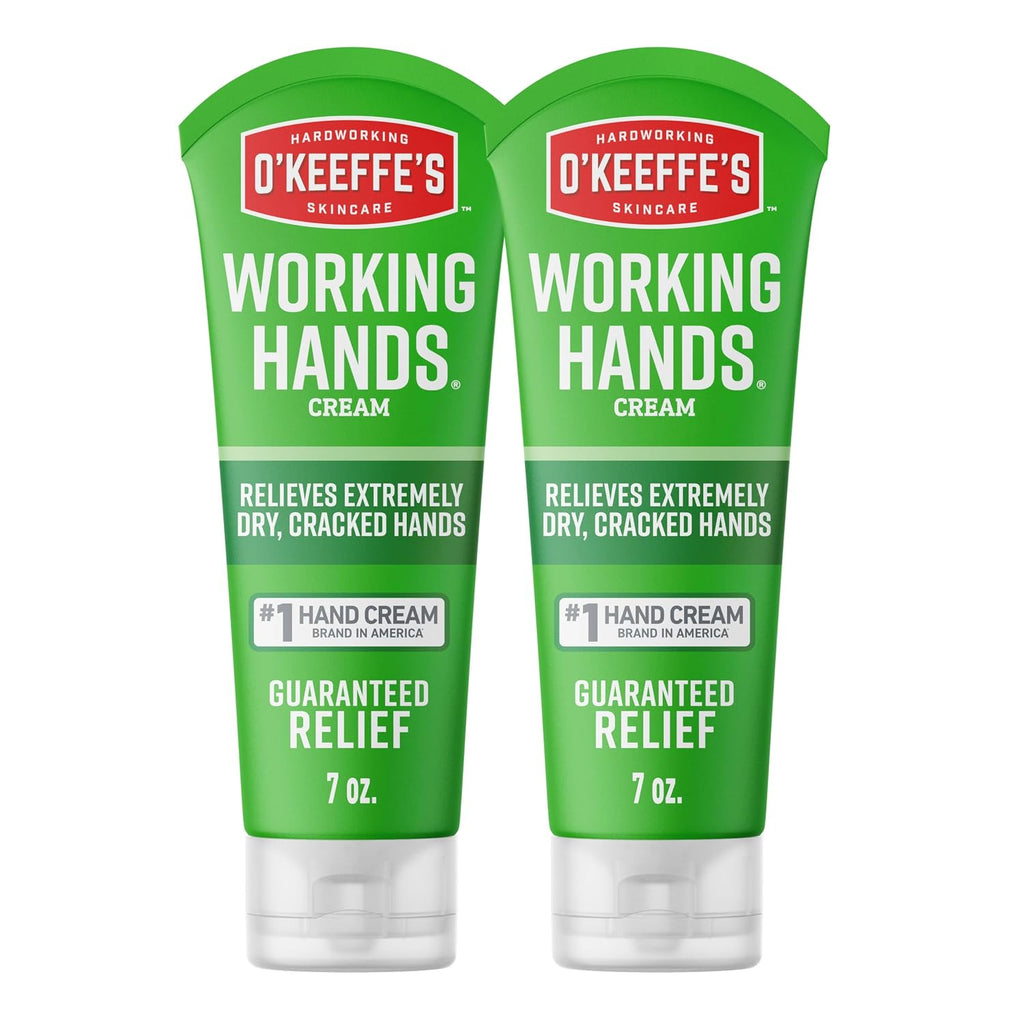 OKeeffes Working Hands Hand Cream for Extreme Dryness, 7 oz Tube, 2-Pack