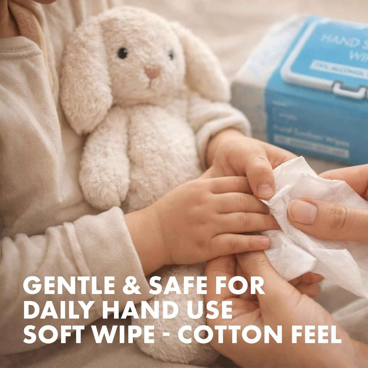 OPTEEL Hand Sanitizer Wipes 75% Alcohol, Aloe Infused, Antibacterial 320ct.