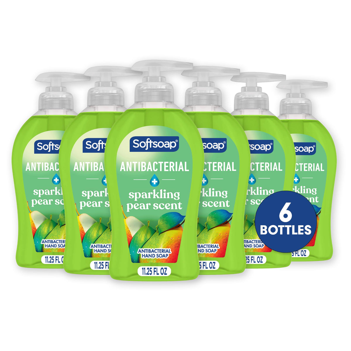 Softsoap Antibacterial Liquid Hand Soap, Crisp Clean Scent, 11.25 fl oz