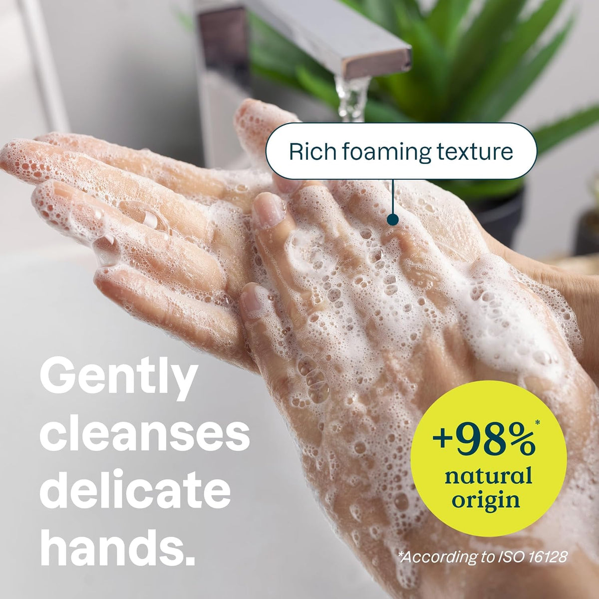 ATTITUDE Hand Soap for Sensitive Skin with Oat, EWG Verified, Dermatologically Tested, Vegan, Sweet Jasmine Scent, 16 Fl Oz (Pack of 3)