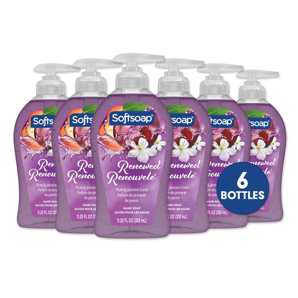 Softsoap Liquid Hand Soap, Raspberry & Mandarin Scent, 11.25 fl oz (6 Pack)