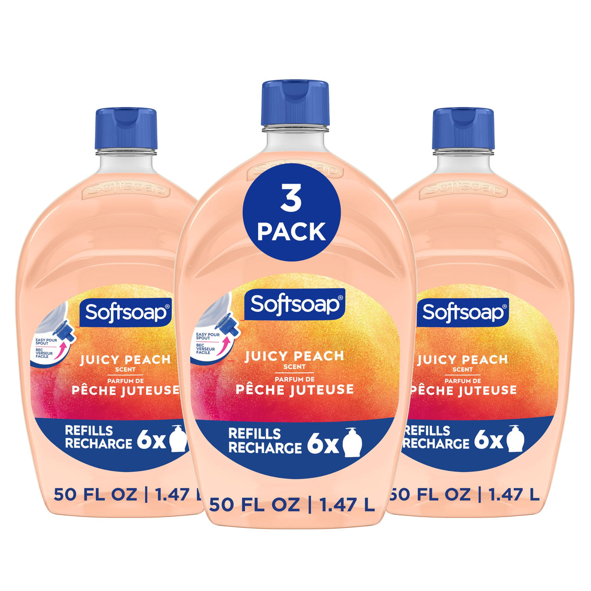 Softsoap Antibacterial Hand Soap Refill, Fresh Citrus Scent, 50 fl oz