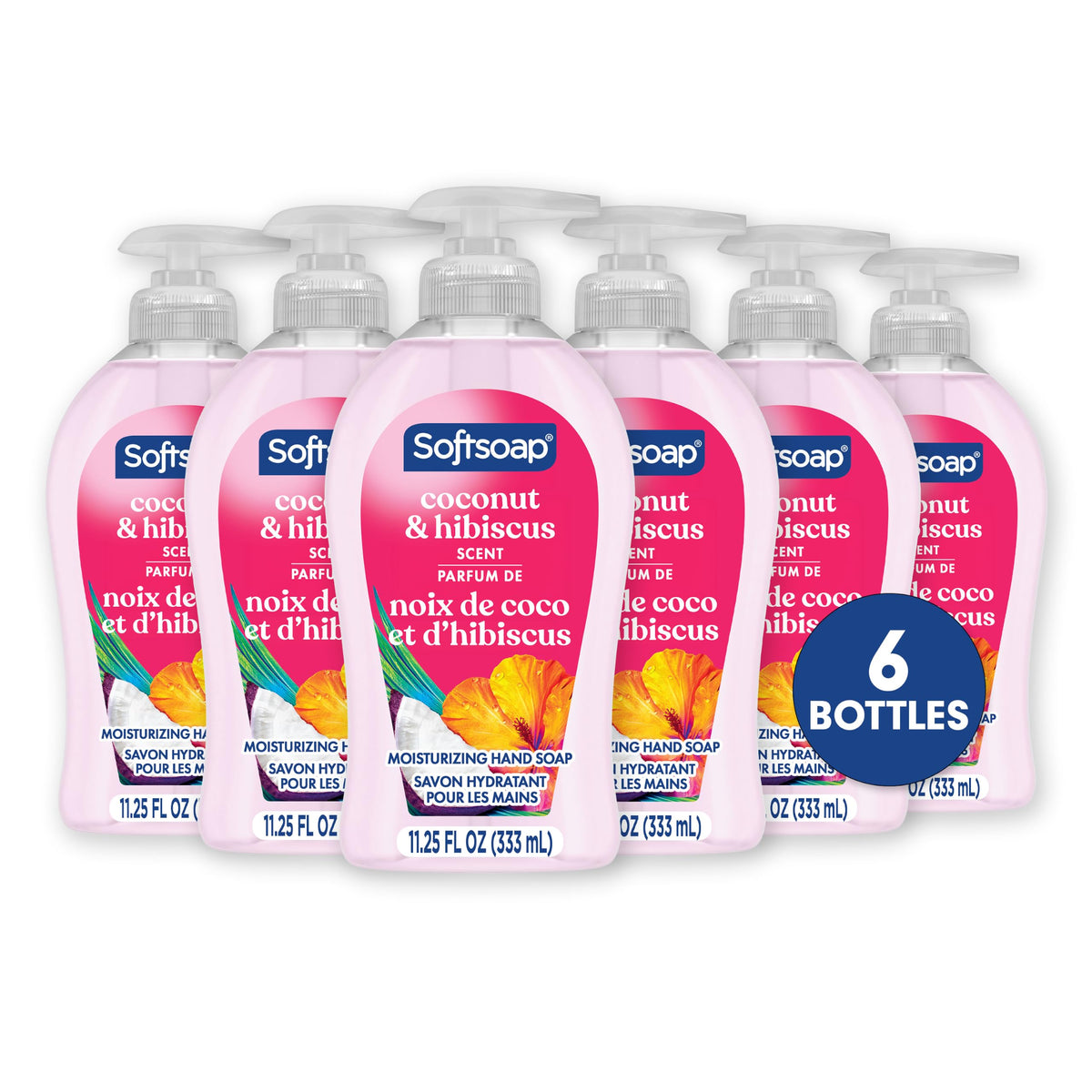 Softsoap Hand Soap, Warm Vanilla and Coconut Milk, 11.25 fl oz (6 Pack)