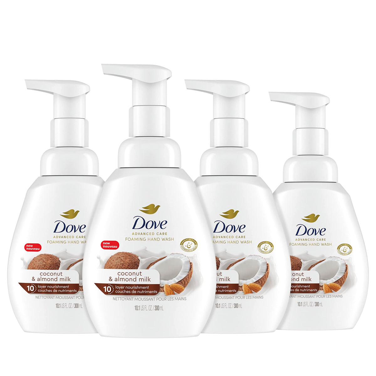 Dove Advanced Care Hand Wash Deep Moisture for Soft, Smooth 4 Count 12 oz