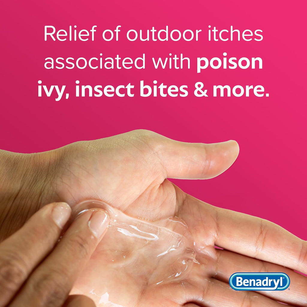 Benadryl Itch Relief Gel Extra Strength, 2% Diphenhydramine HCl, 3.5 fl. Oz